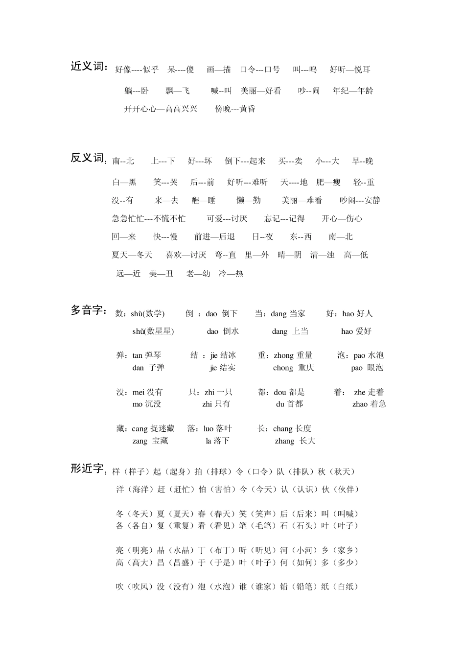 小学一年级语文连词成句_第1页
