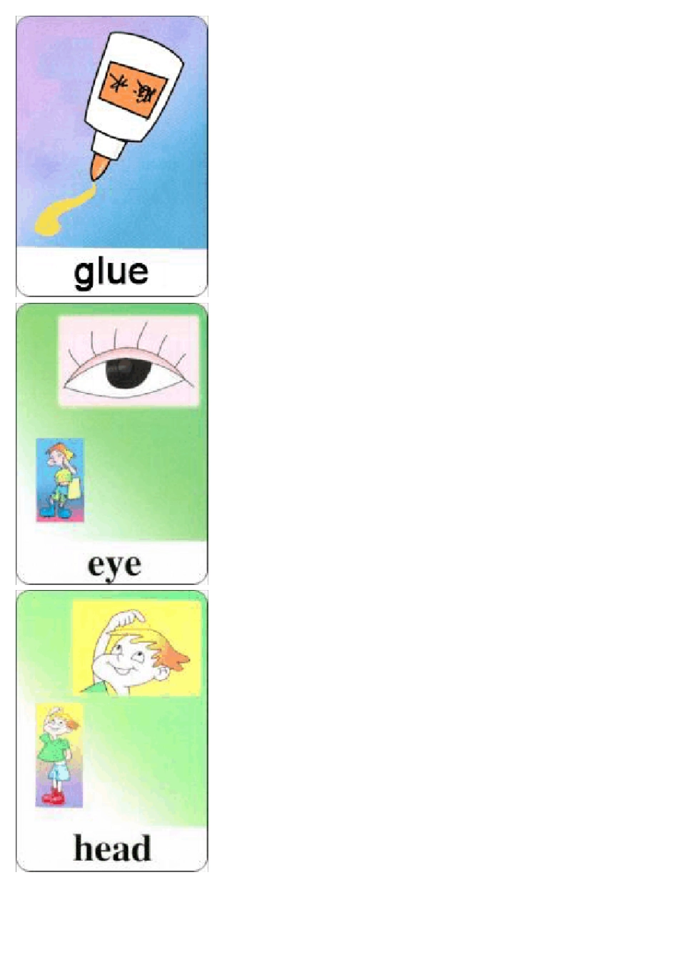 小学三年级英语上册单词卡片打印版_第3页