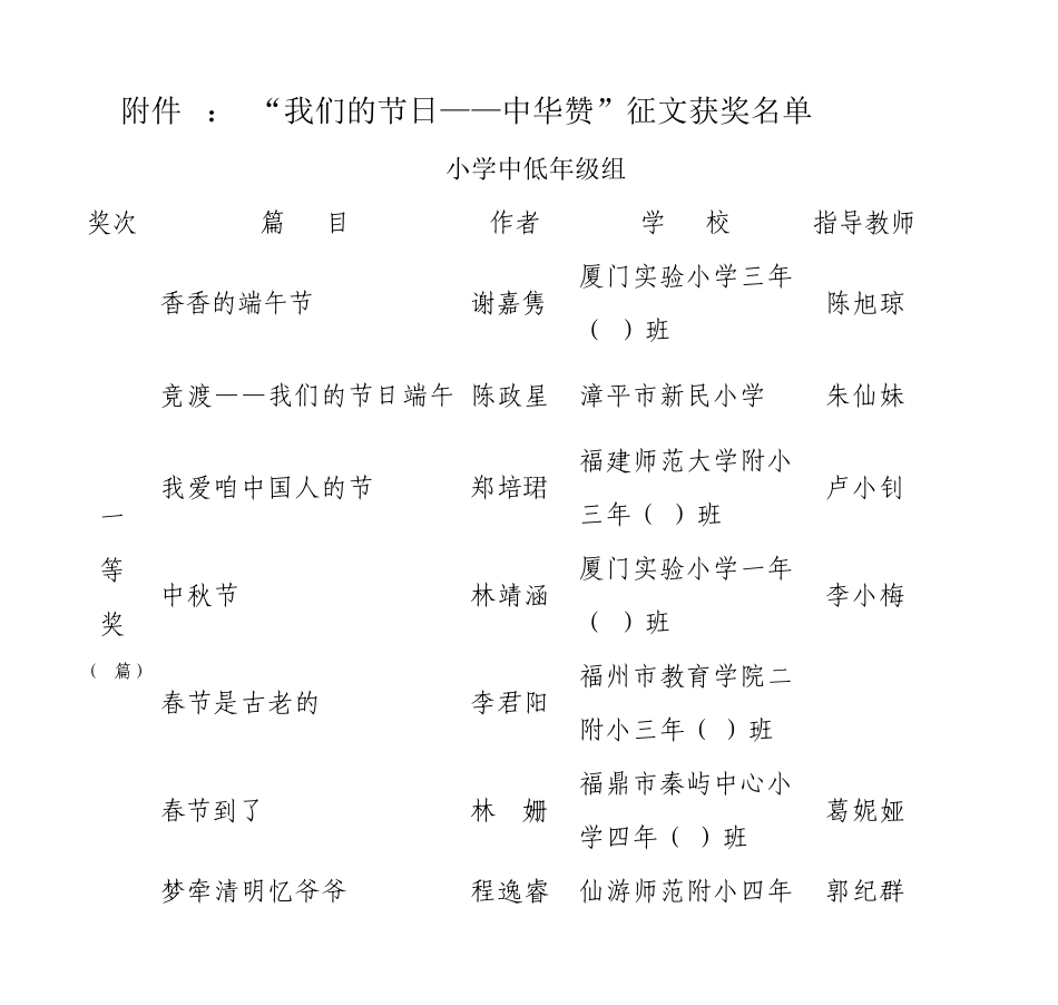 小学中低年级组_第1页