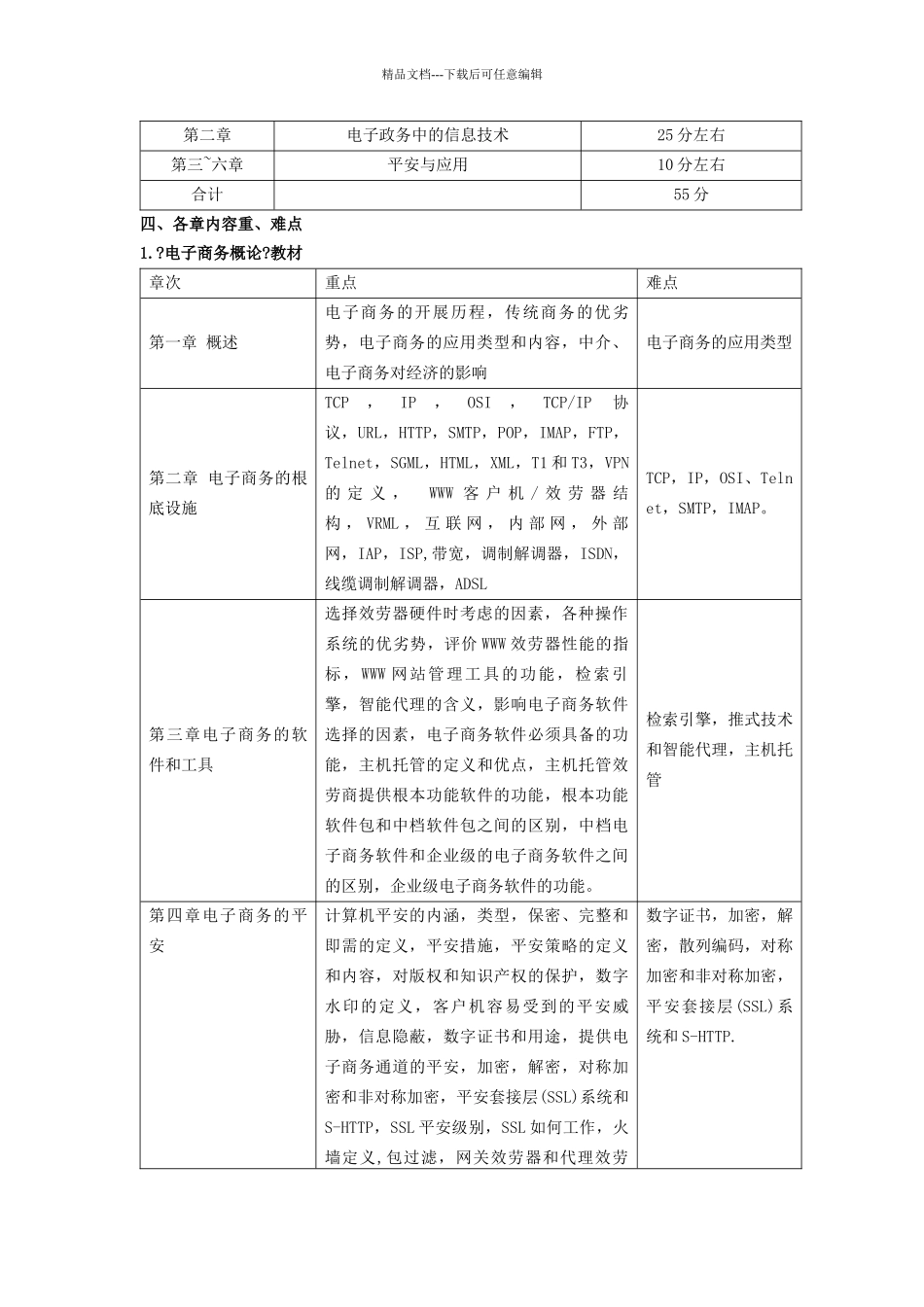 04754电子商务与电子政务课程考试说明doc_第2页