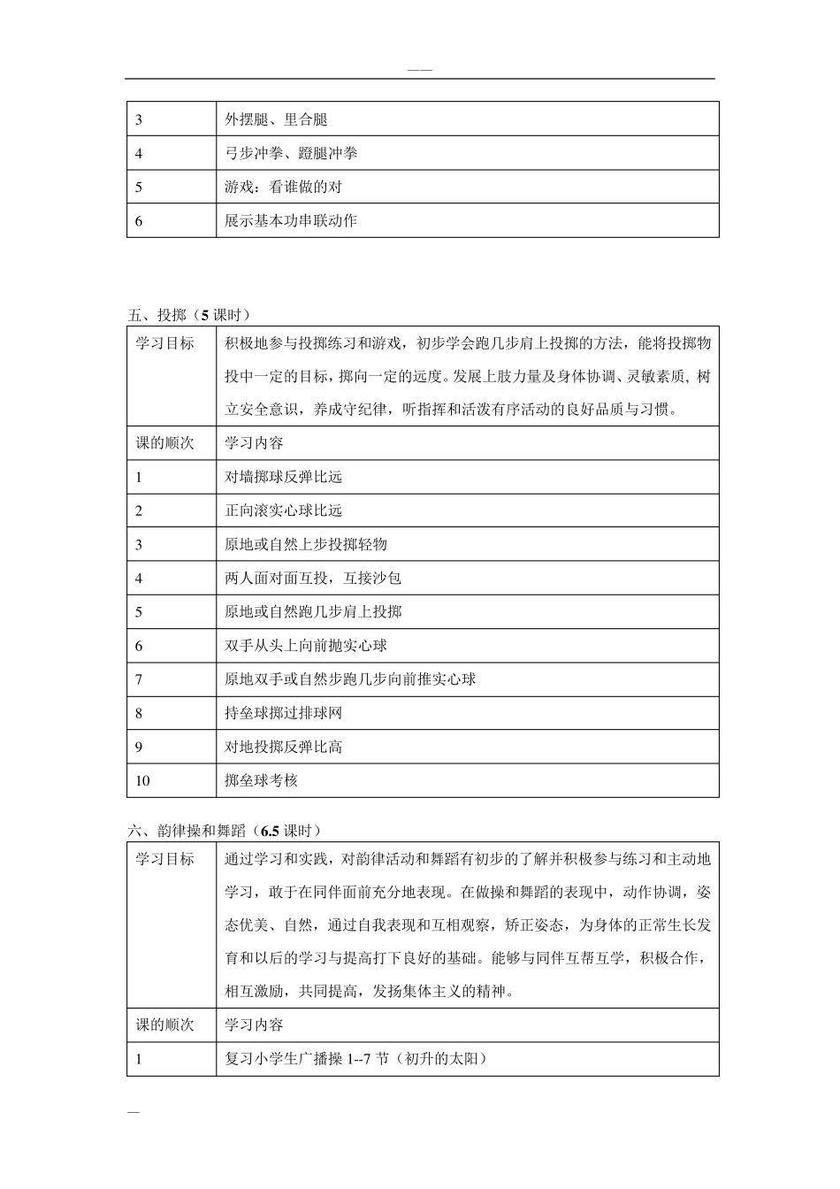 小学体育教案全集全部_第3页