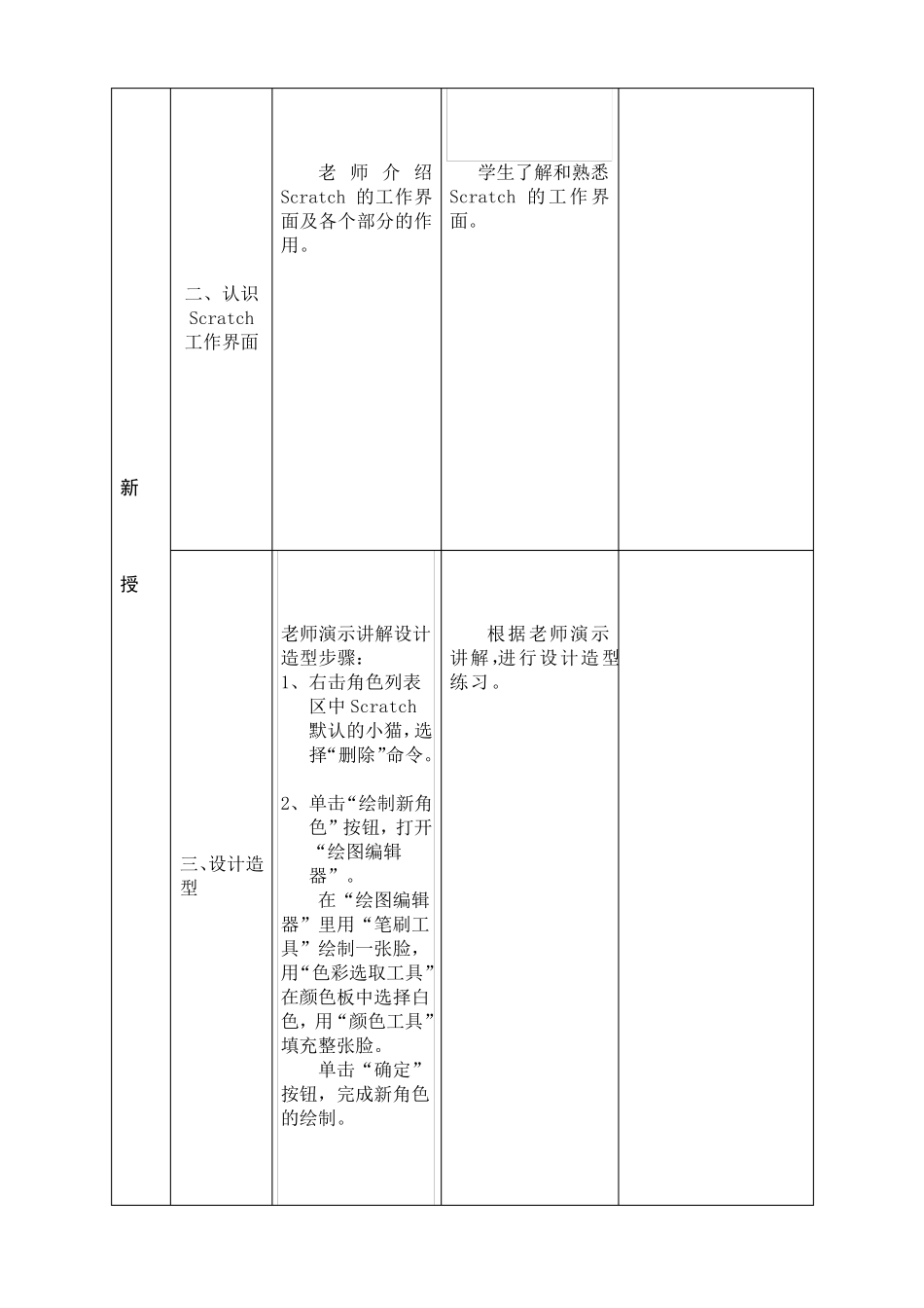 小学信息技术五年级下Scratch教学设计全_第3页