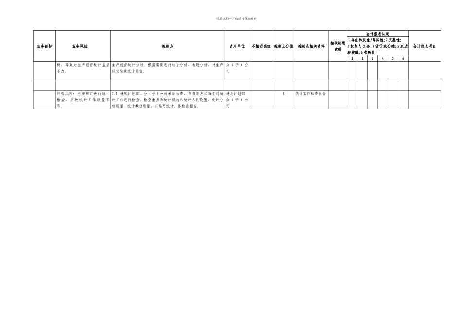 12.3生产经营统计业务控制矩阵_第3页
