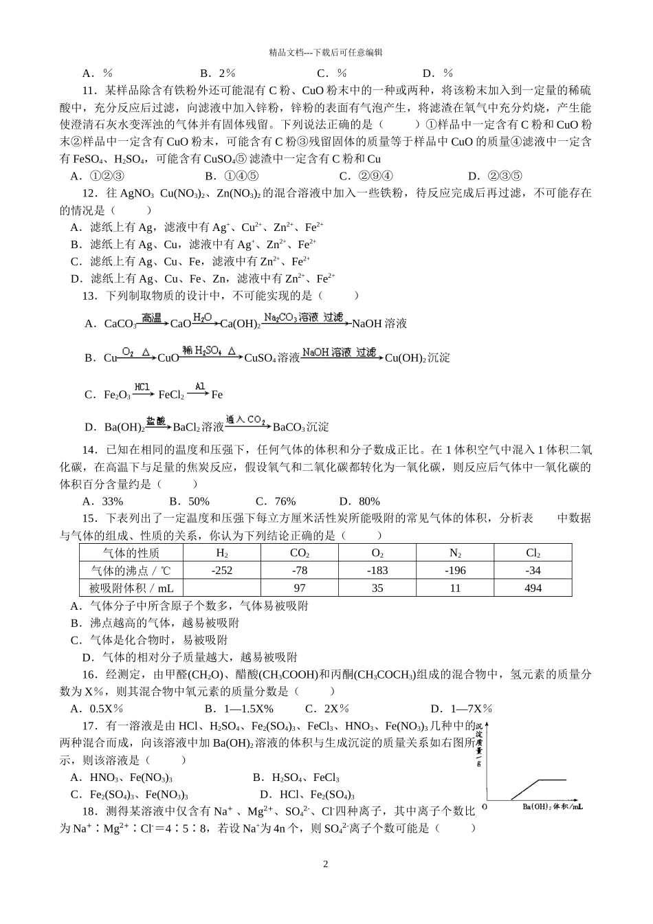 1选拔性考试试题精选_第2页