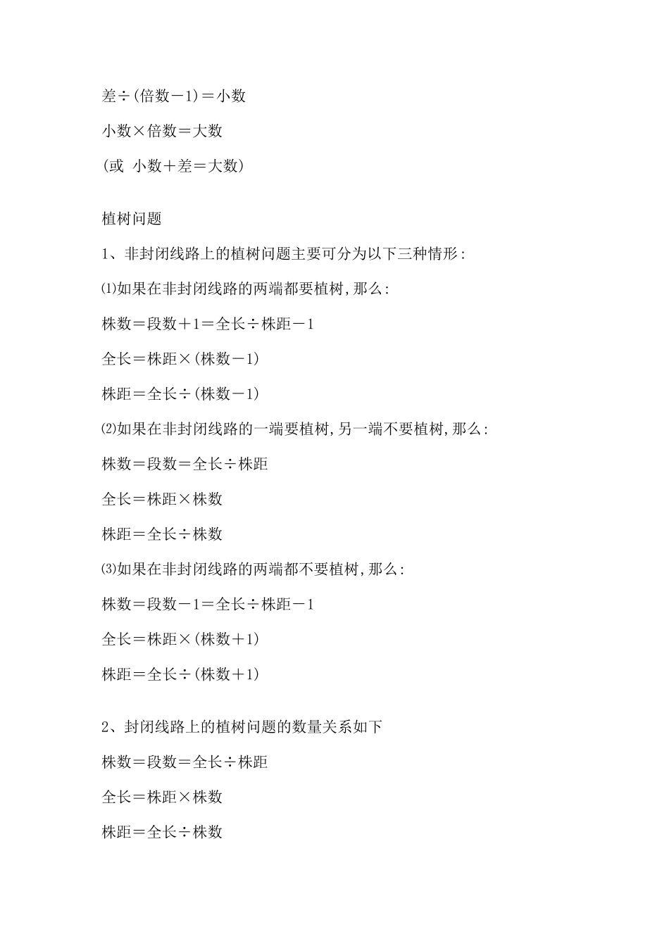 小学到高中的所有数学公式_第3页