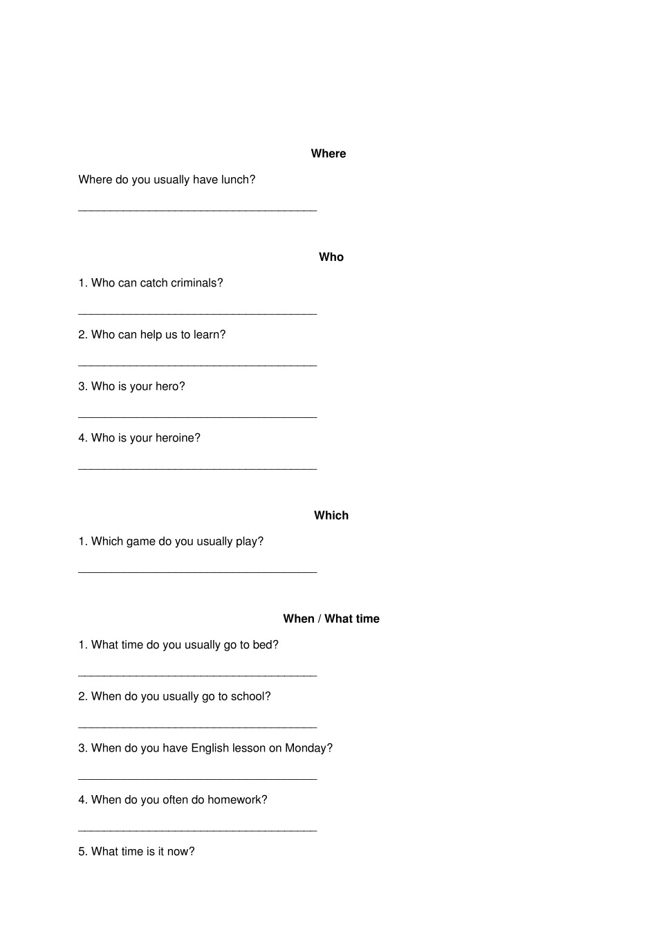 小学四年级英语专题练习按实际情况回答问题阅读理解和写作训练_第2页