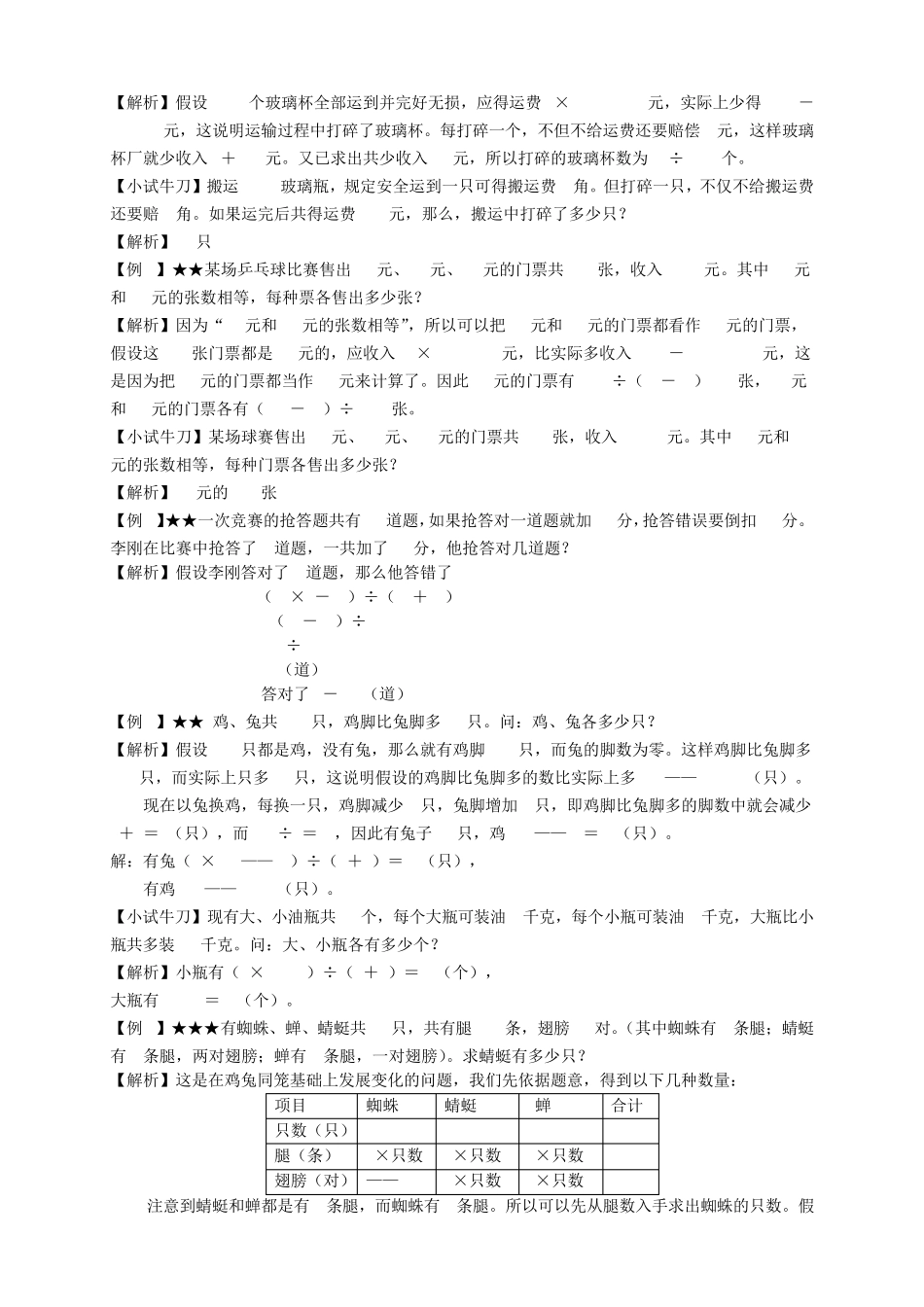 小学奥数鸡兔同笼问题_第2页