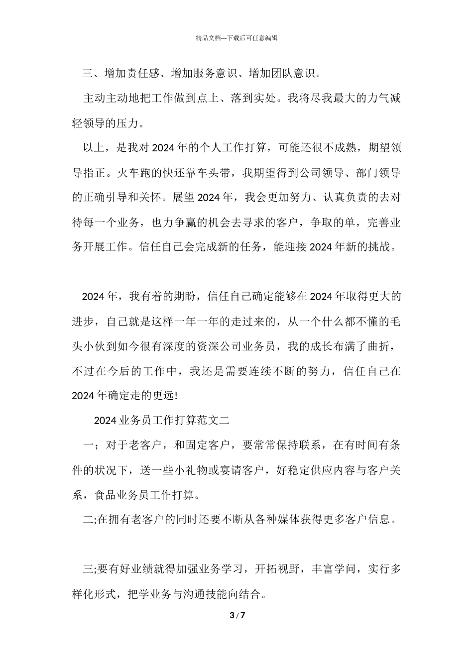 2024业务员工作计划_第3页