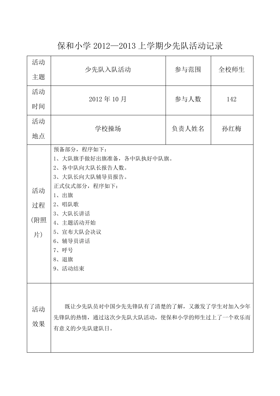 小学少先队活动记录_第2页