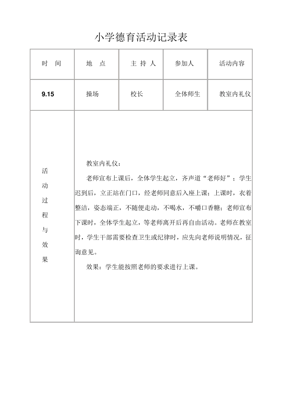 小学德育活动记录_第3页