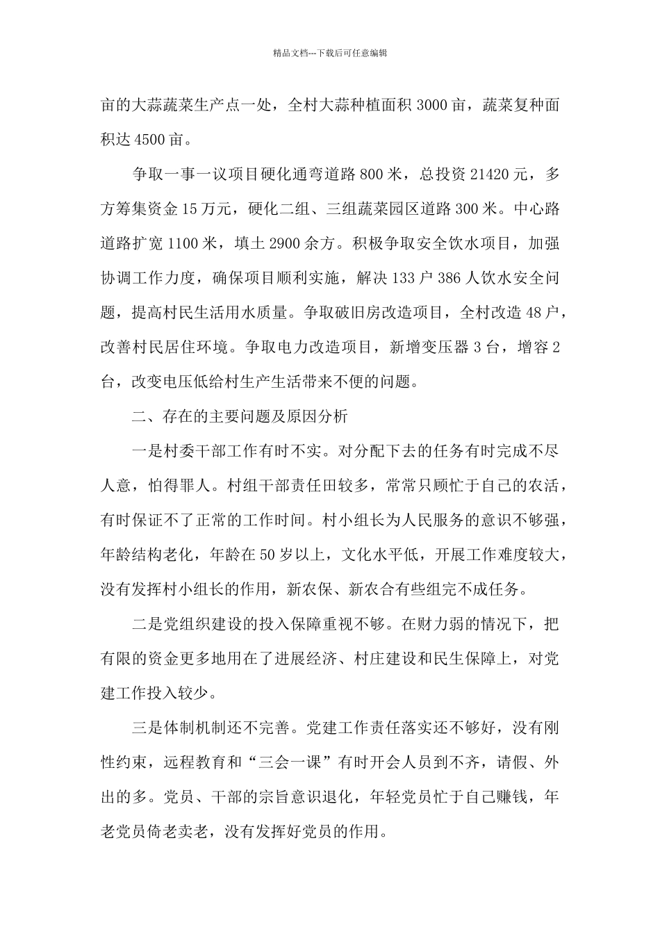 2024乡镇党支部书记述职报告文本_第2页