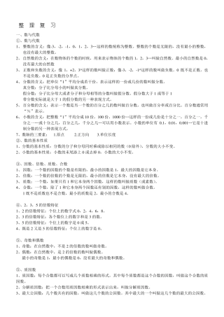 小学数学公式(全部)