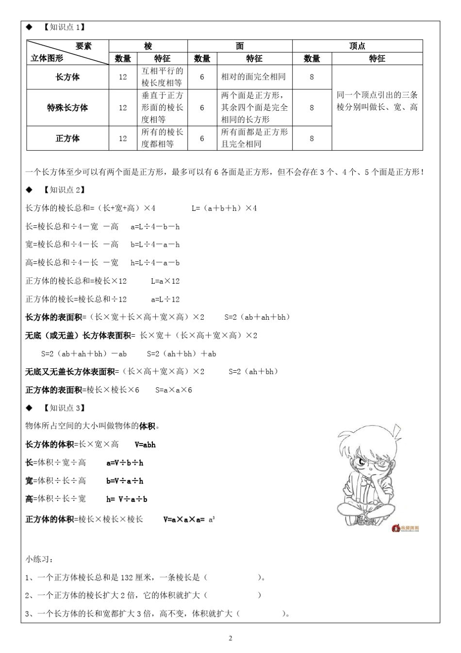 小学数学六年级圆柱与圆锥的体积_第2页