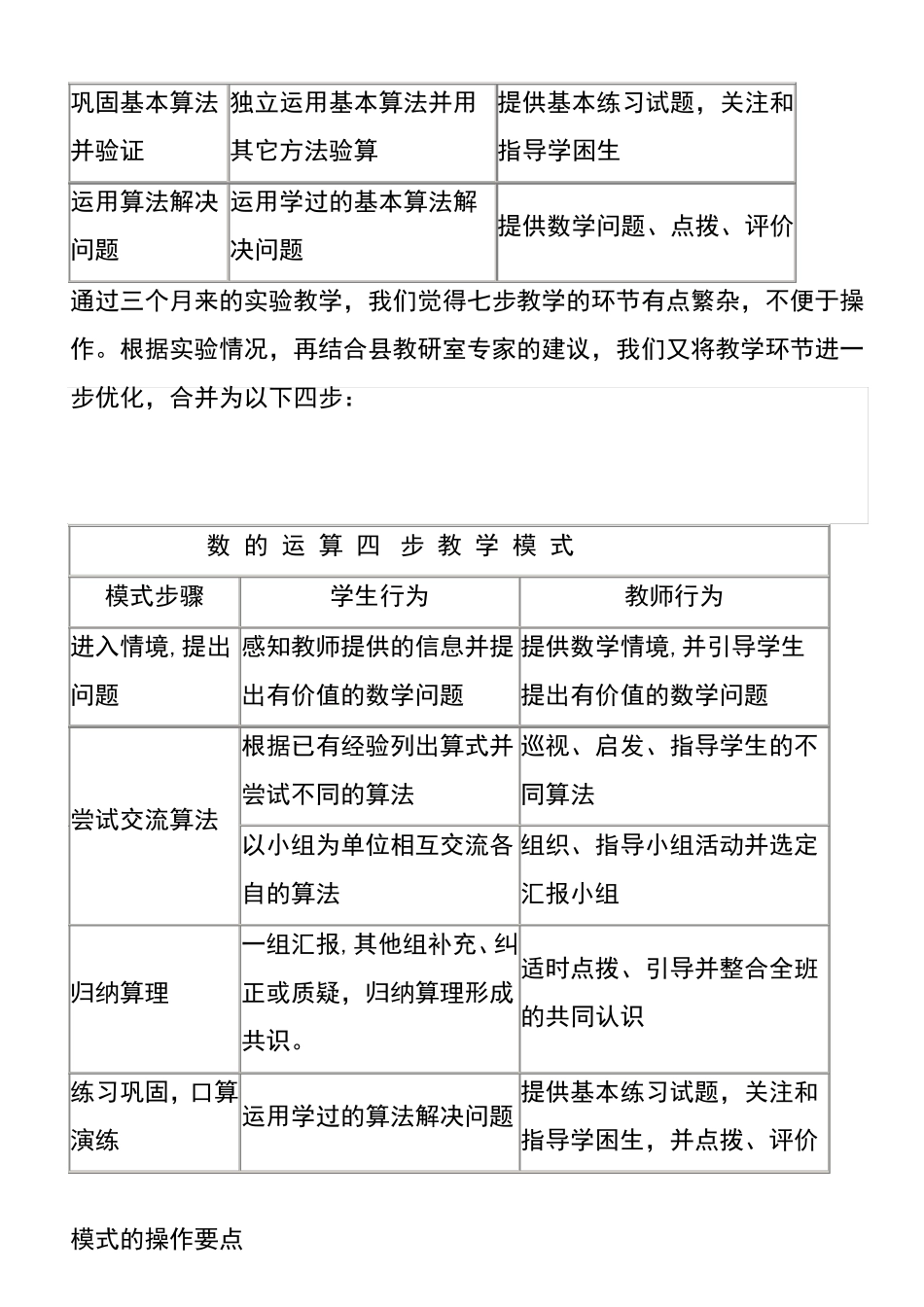 小学数学计算课四步教学模式_第2页