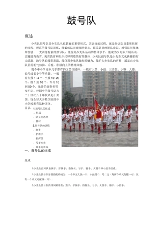 小学校本教材鼓号队