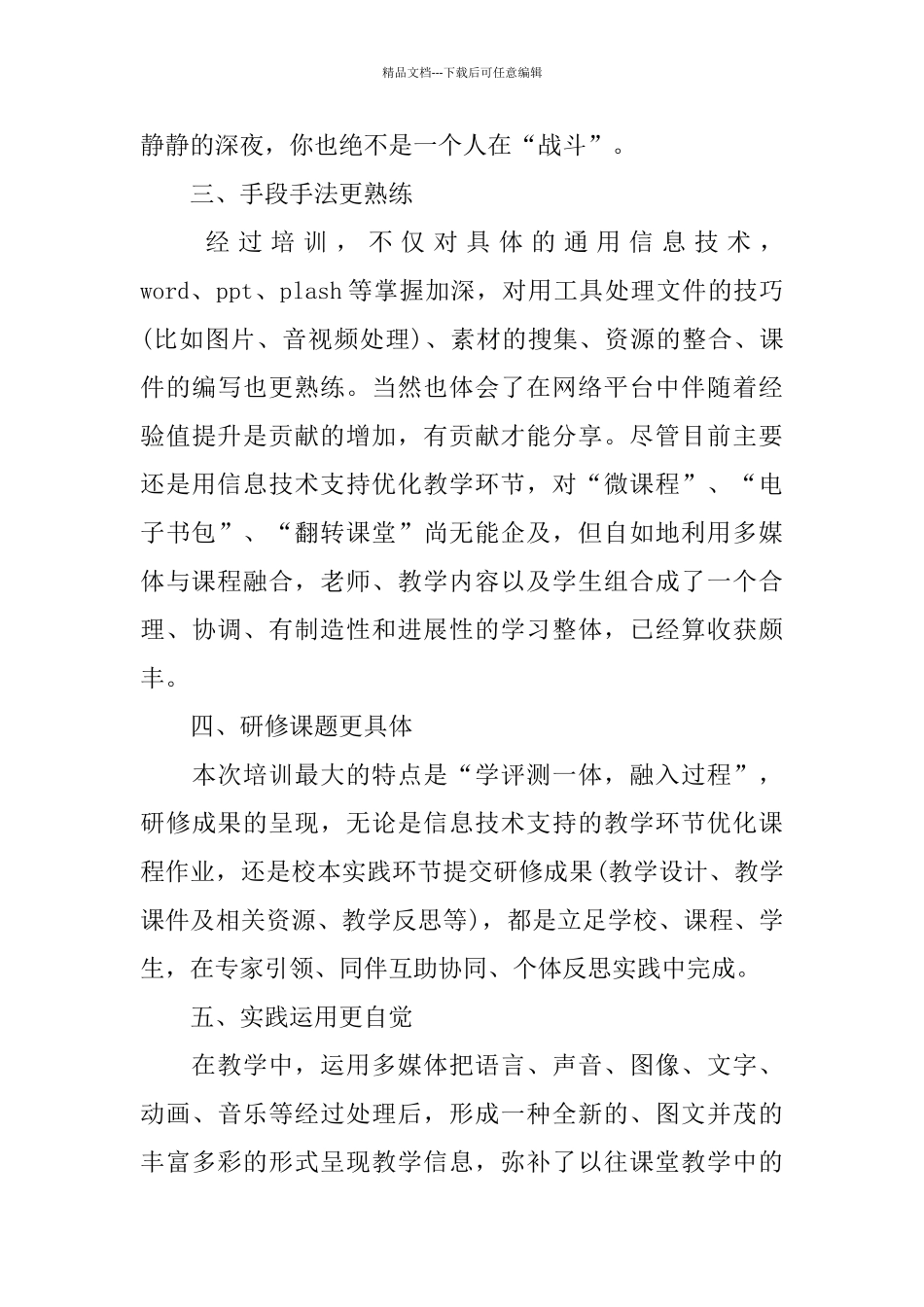 2024信息技术应用能力提升培训总结_第2页