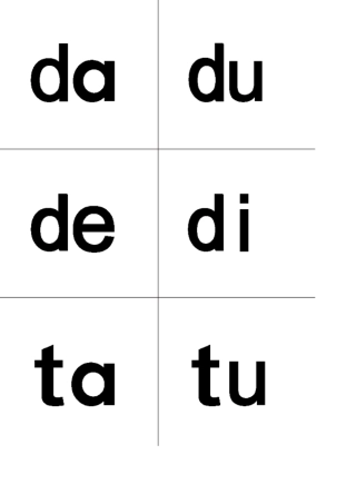 小学汉语拼音字母表卡片声母与韵母PDF打印版