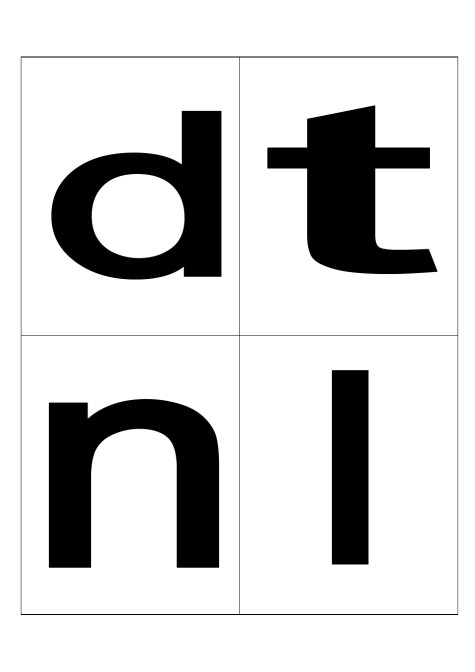 小学汉语拼音字母表卡片带声调_第2页