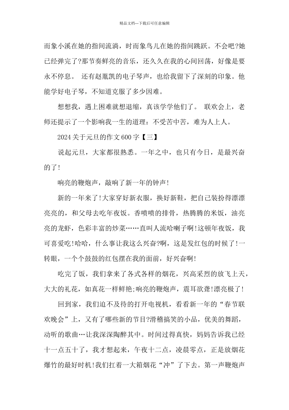 2024关于元旦的作文600字_第3页