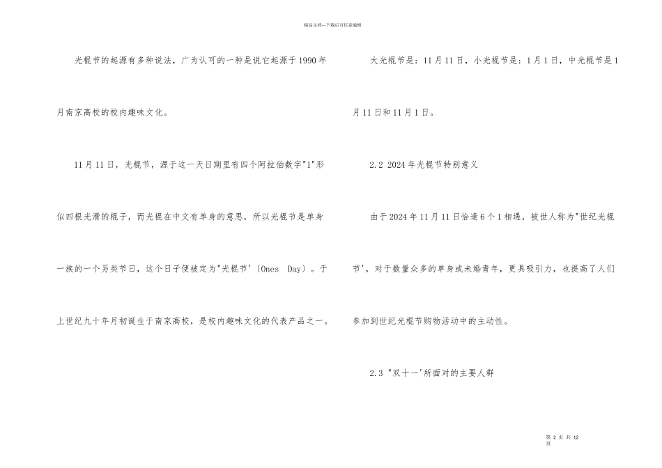 2024双十一活动方案三篇_第2页