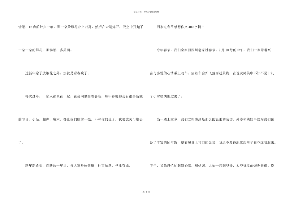 2024回家过春节感想400字_第3页