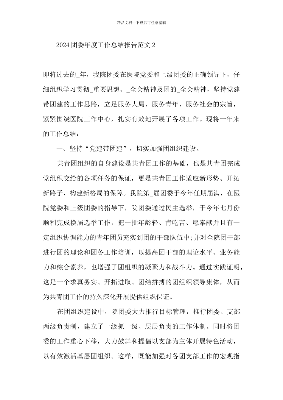 2024团委部门年度工作总结_第3页