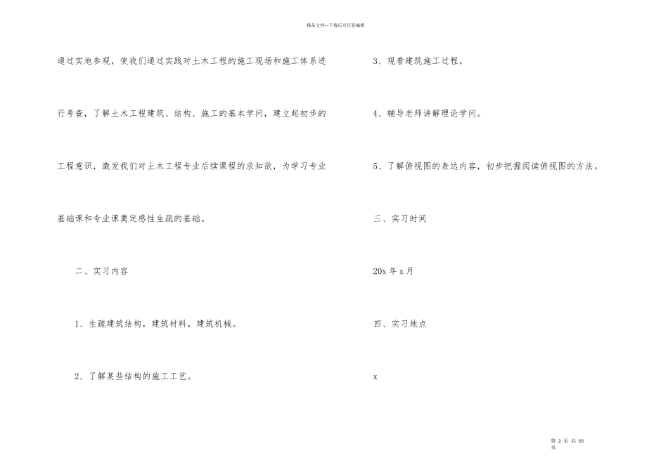 2024土木工程专业实习报告5篇_第2页