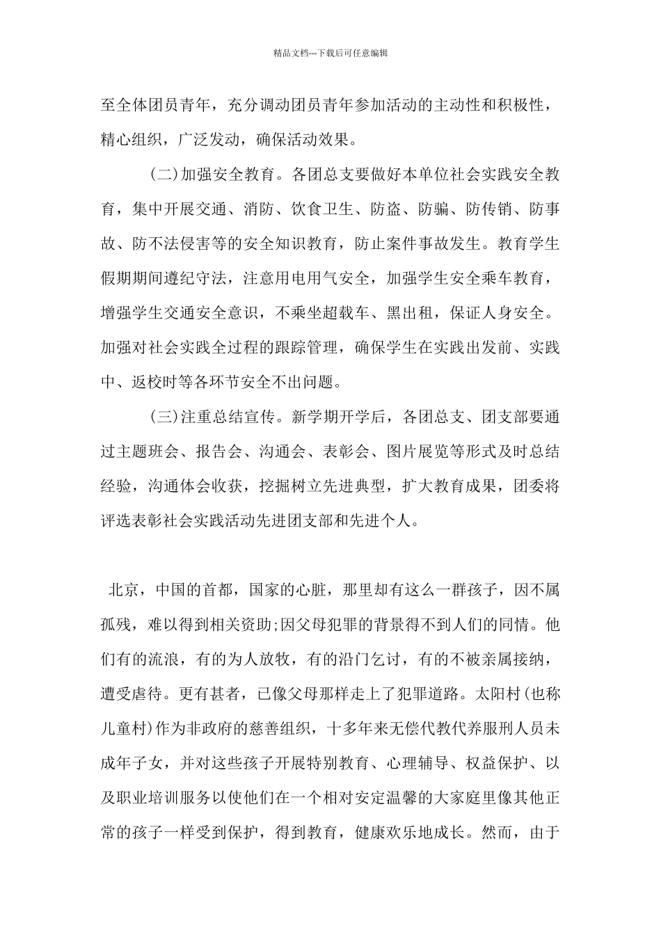 2024大学生实践活动计划_第3页