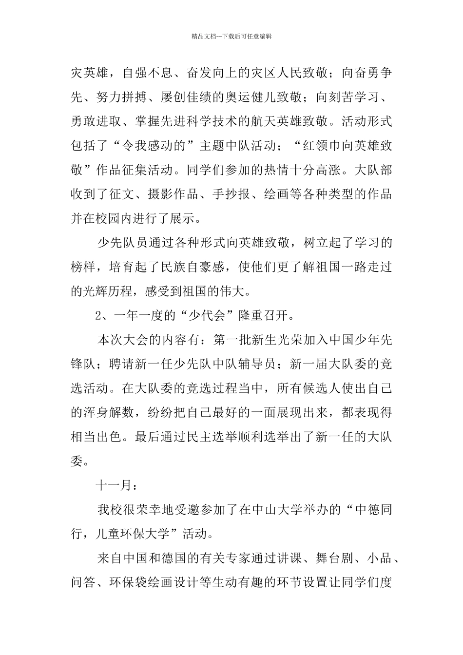 2024学年度少先队工作总结_第3页