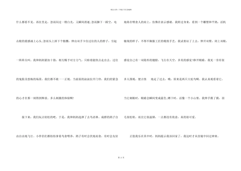 2024小学生十一国庆见闻600字5篇_第2页