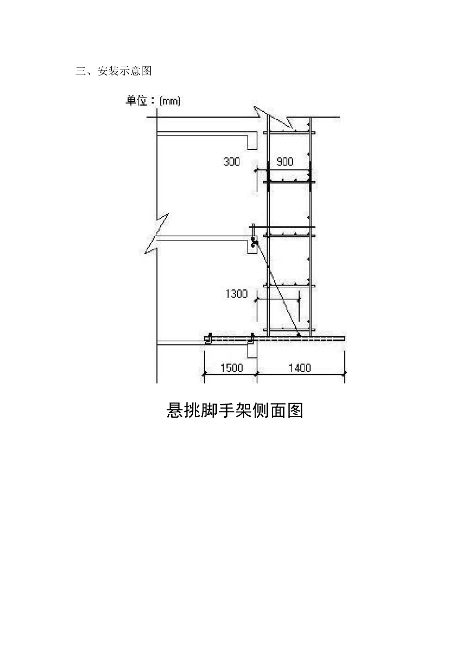 悬挑脚手架搭设技术交底_第2页