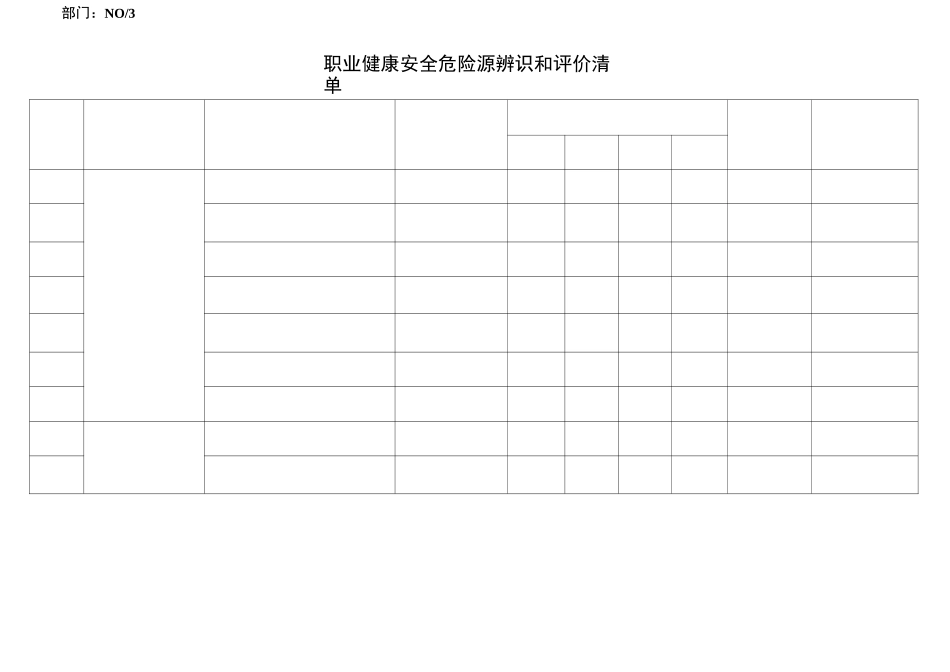 职业健康安全危险源识别评价表_第3页