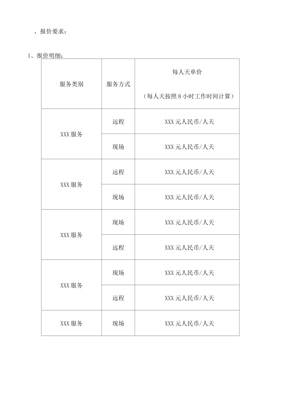 报价单-样板_第2页