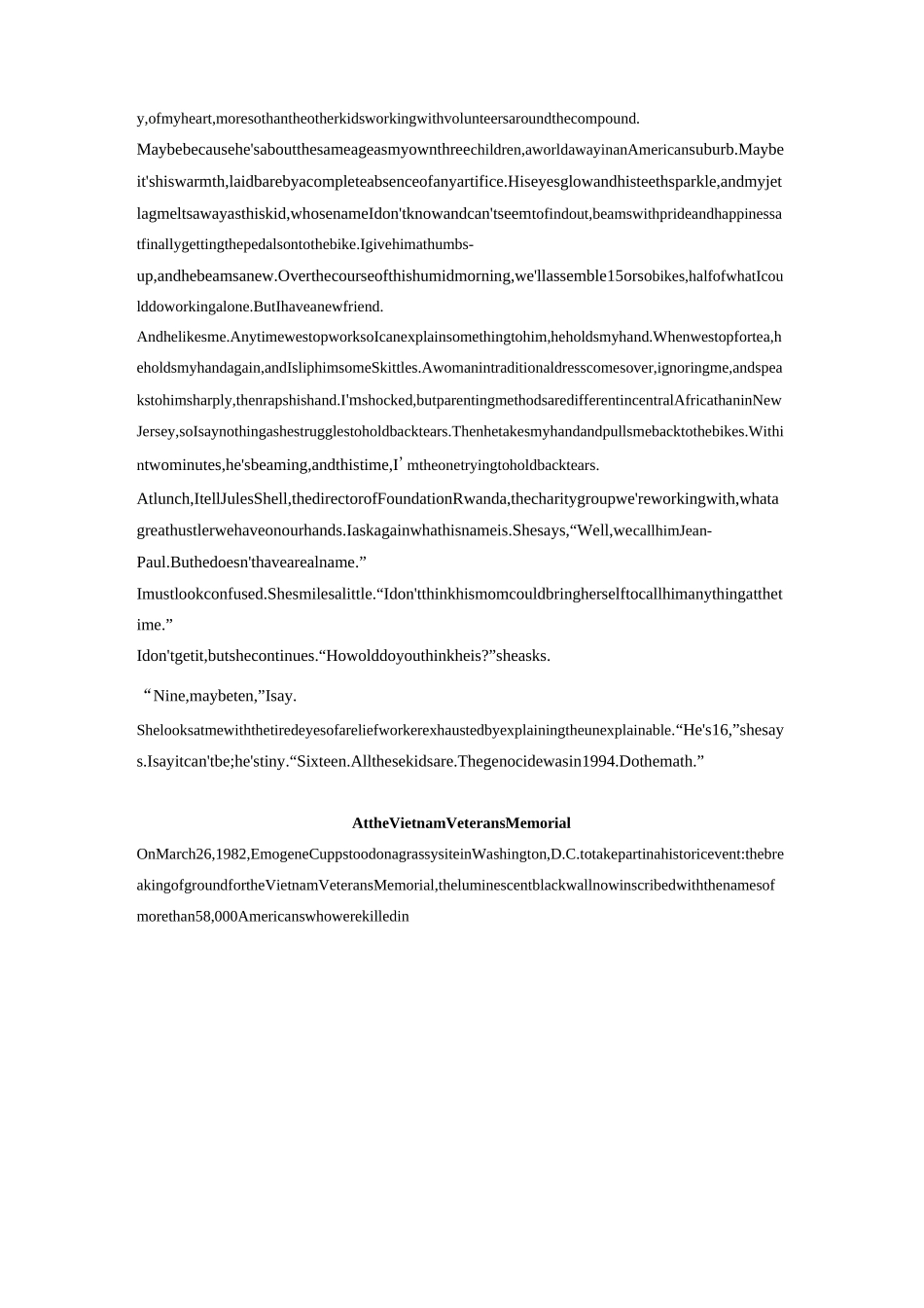 英语报刊选读      读者文摘原文版INSPIRING STORIES (4)_第3页