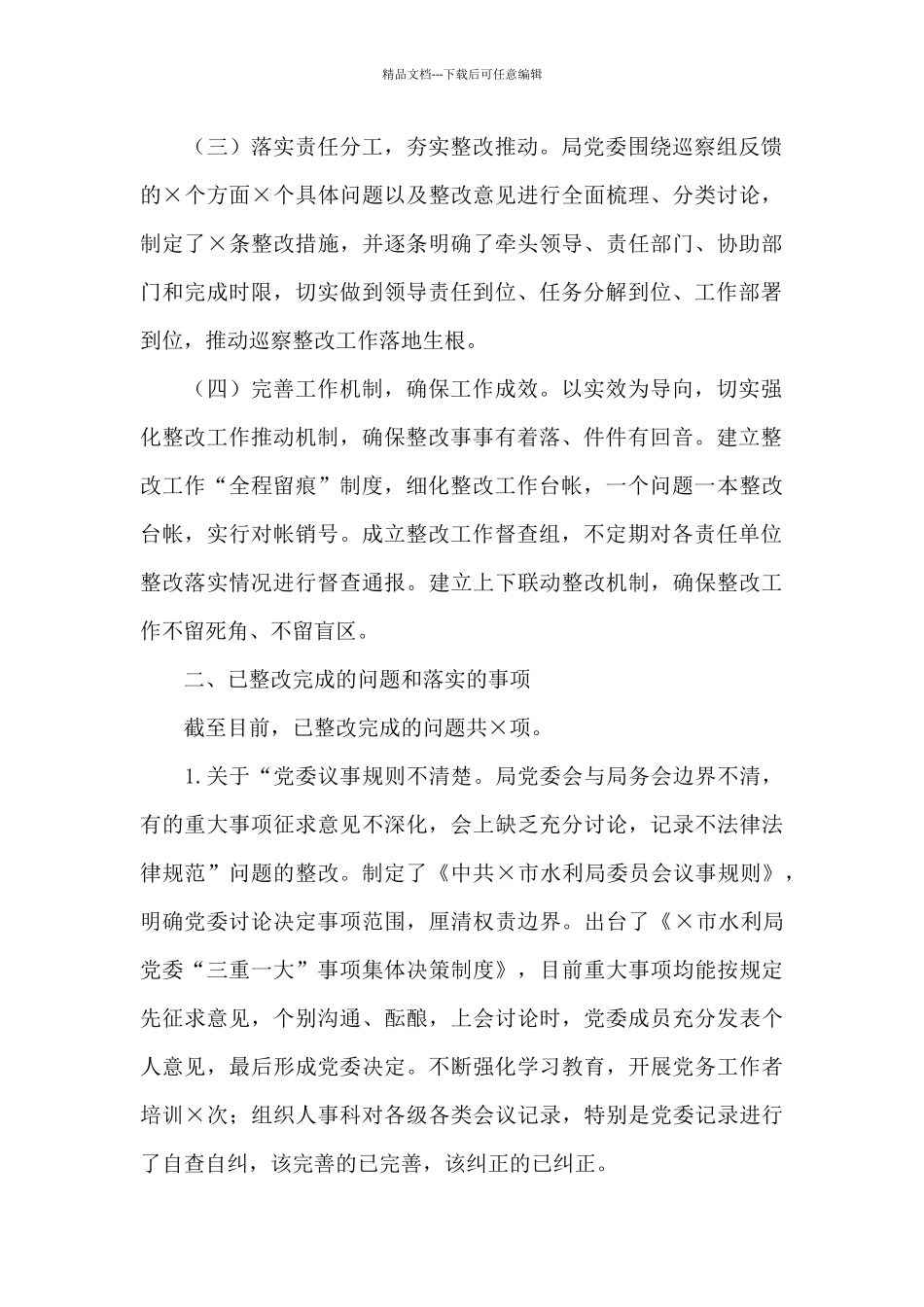 2024巡察整改自查报告_第2页