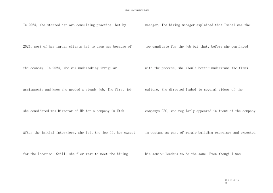 2024年3月公共英语三级考试真题及答案（阅读）_第2页