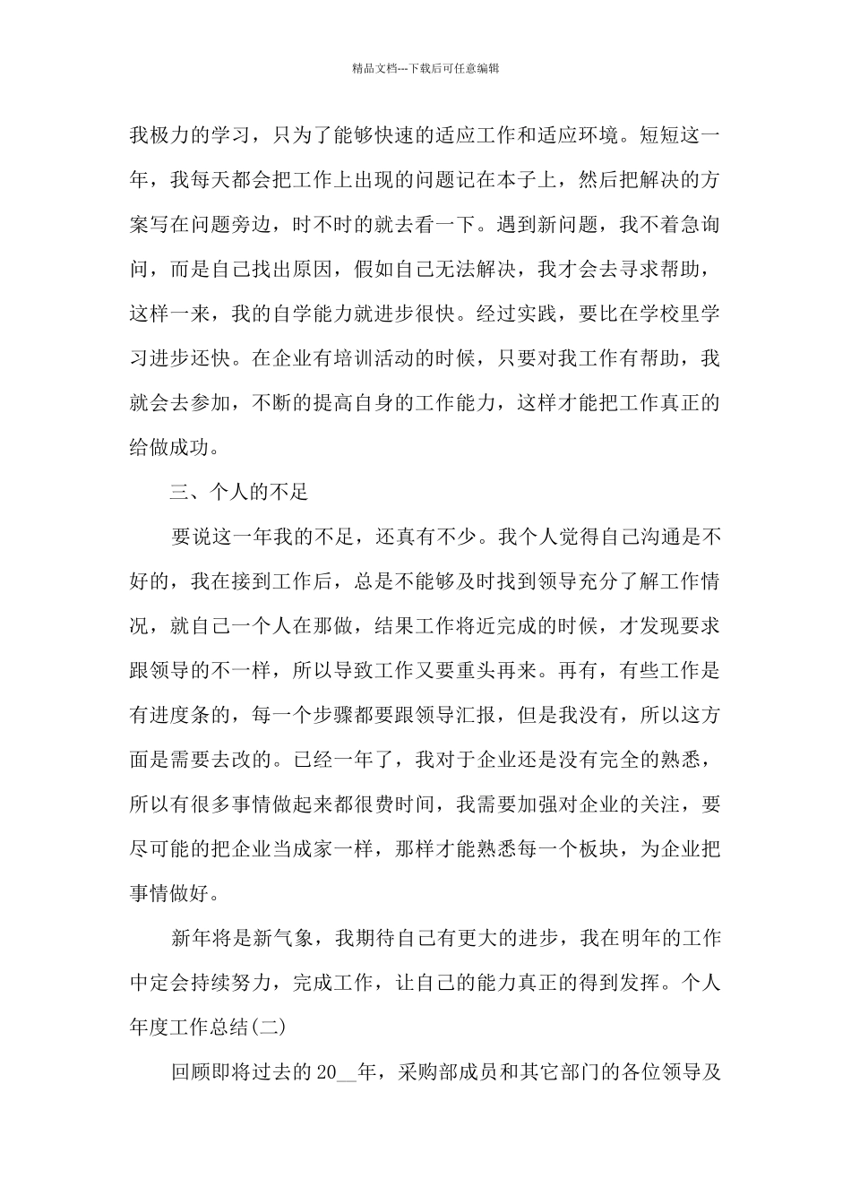 2024年个人年度工作总结多篇_第2页