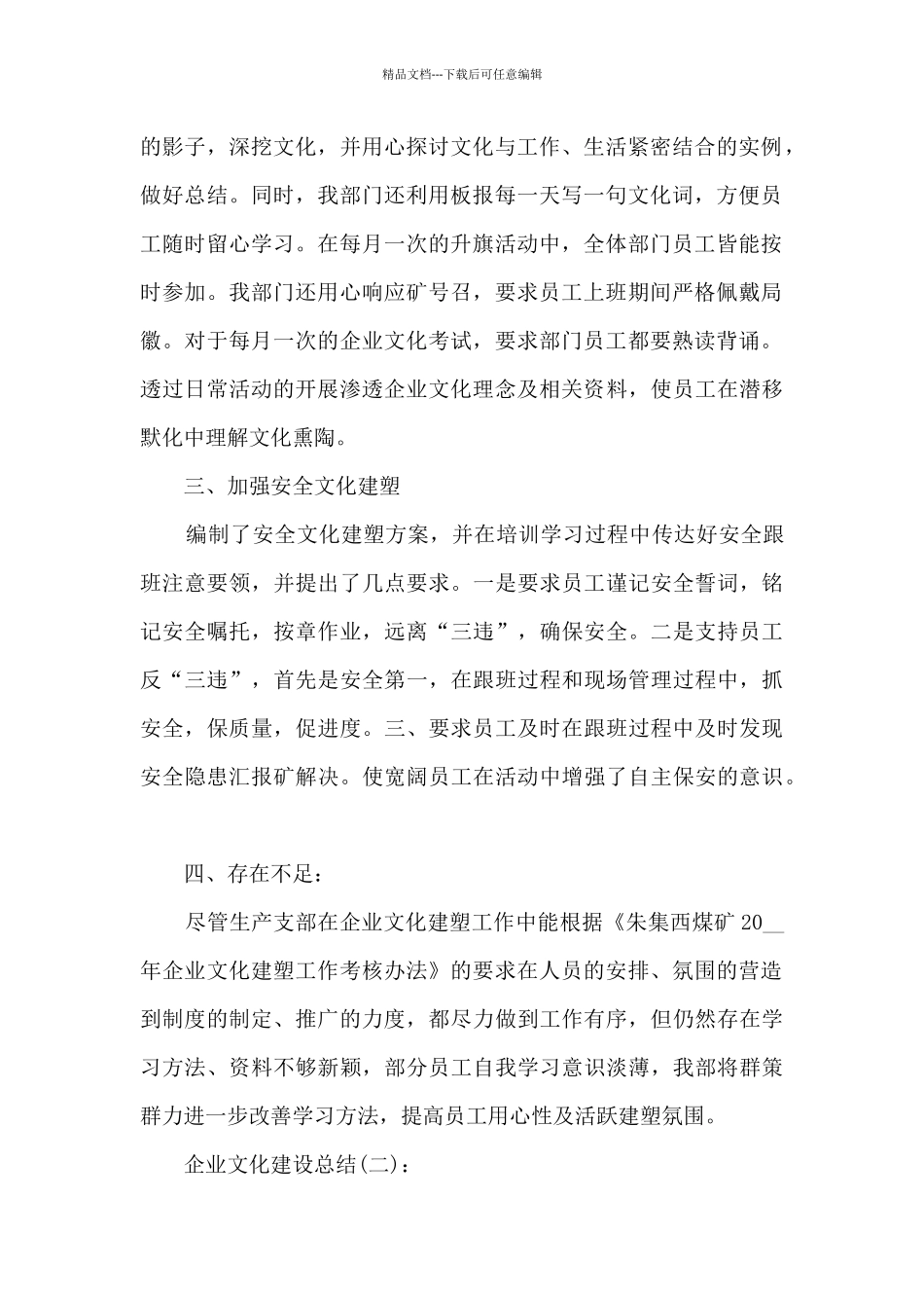 2024年企业文化建设工作总结大全集_第2页