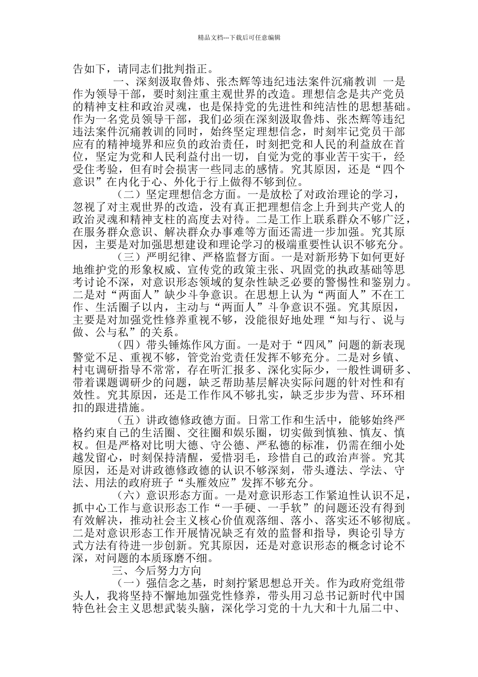 2024年党员教育整顿个人对照发言材料和民警教育整顿心得体会各2024例文合编_第3页