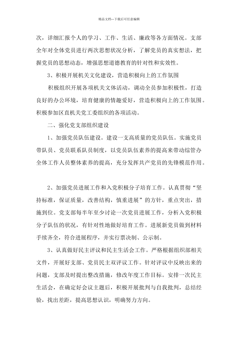 2024年党支部委员会工作计划3篇_第2页