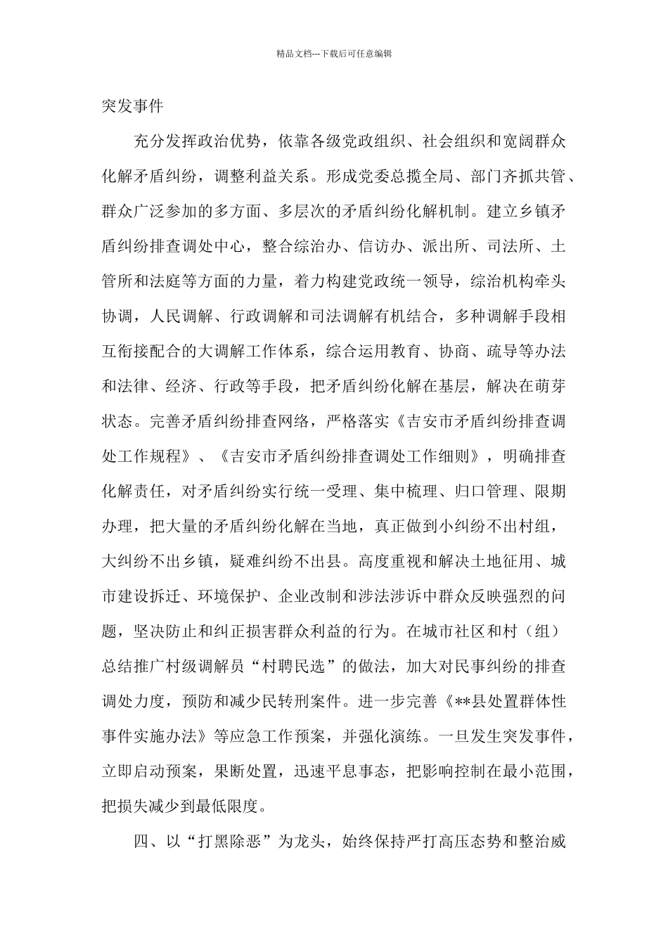 2024年全县社会治安综合治理工作计划要点_第3页