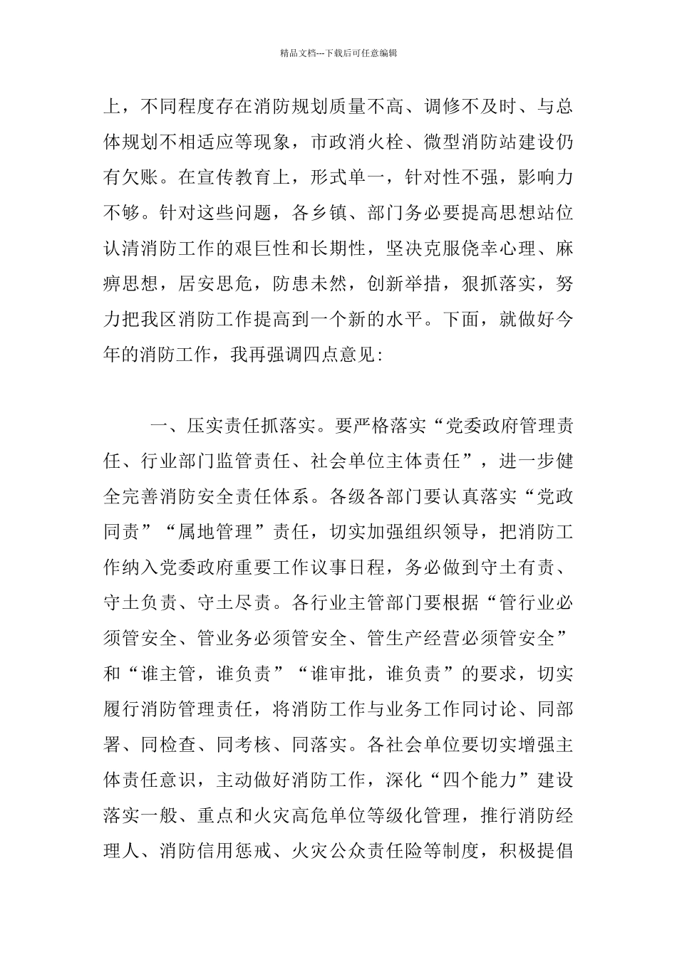 2024年全区消防工作会发言稿_第2页