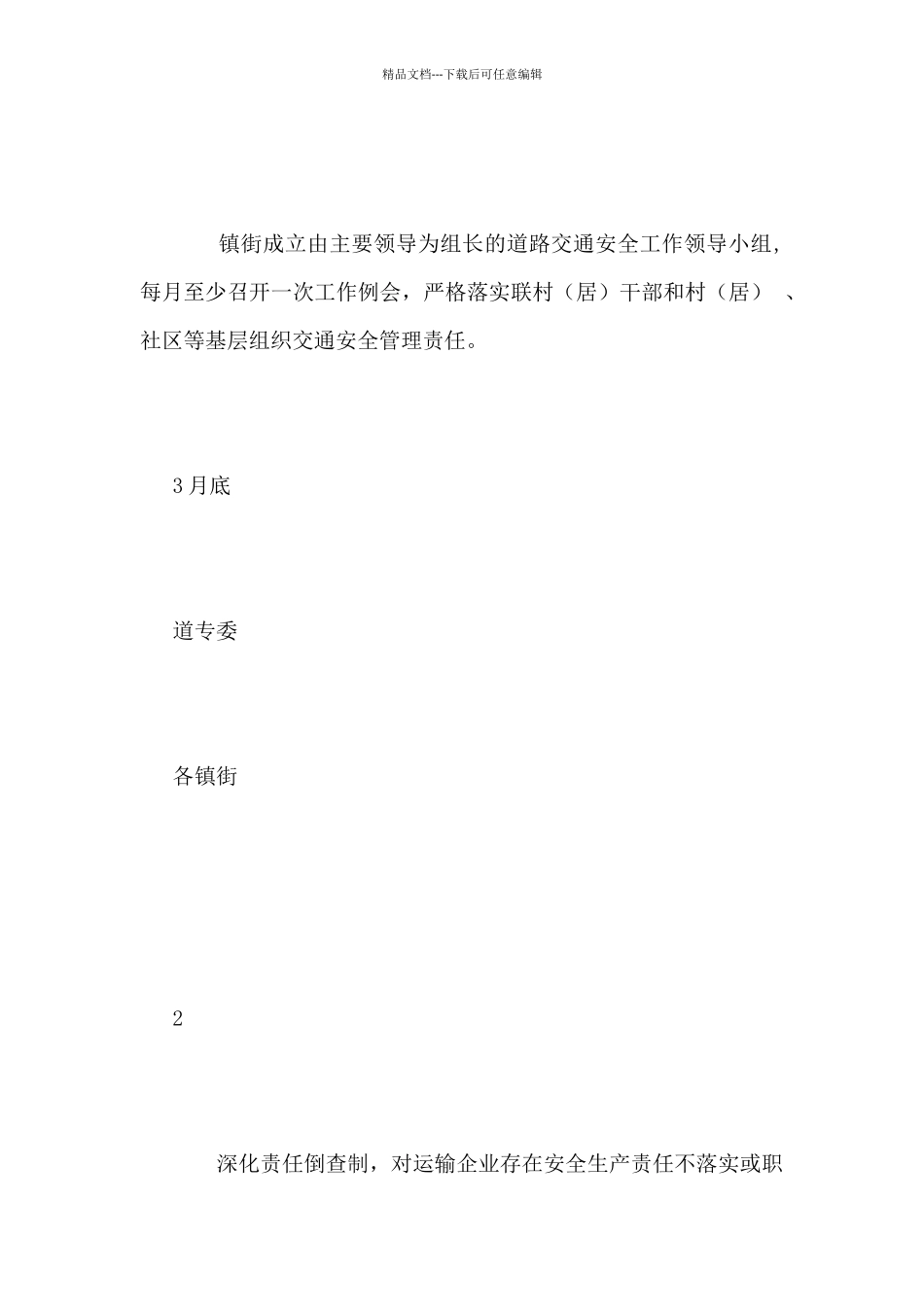 2024年全市道路交通安全大会战项目责任清单_第3页