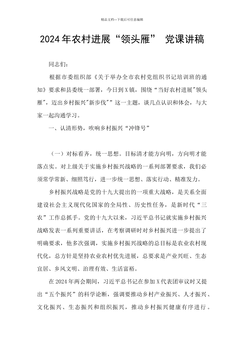 2024年农村发展“领头雁”_第1页
