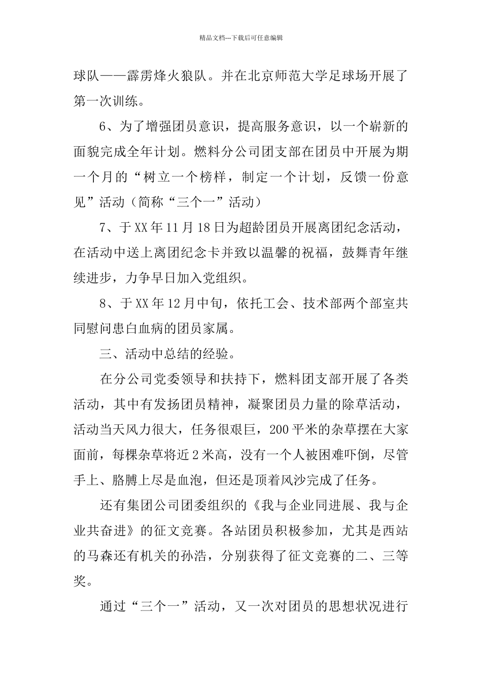 2024年团支部工作总结范文4篇_第3页