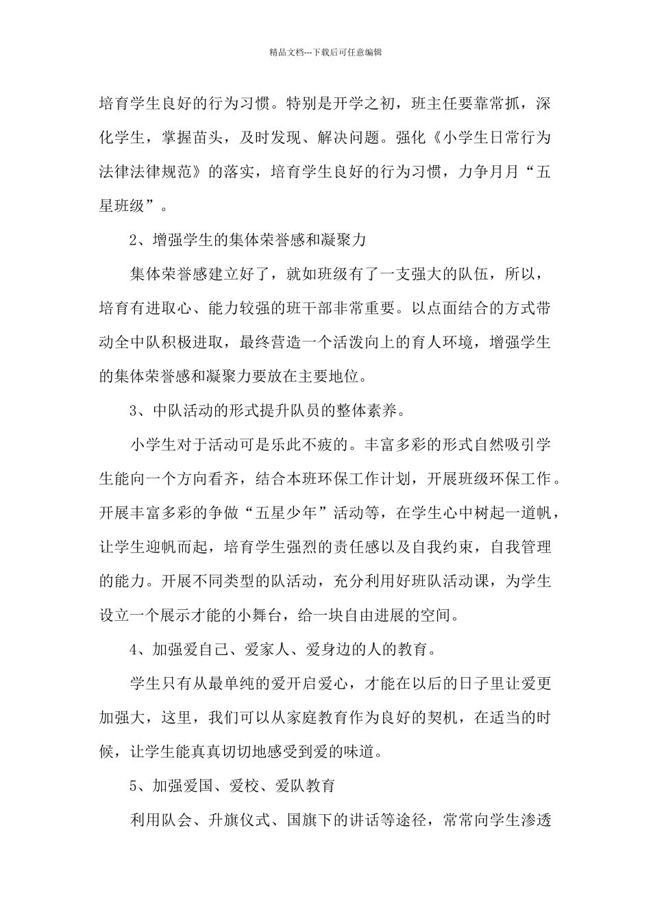 2024年少先队年度工作计划1000字_第2页