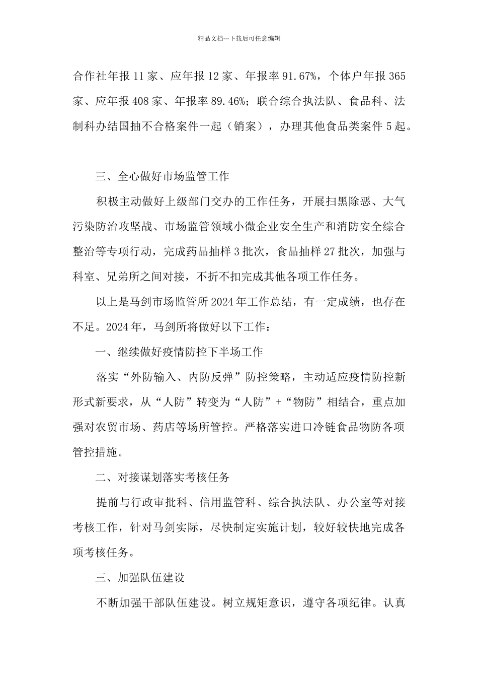 2024年市场监管所工作总结_第2页
