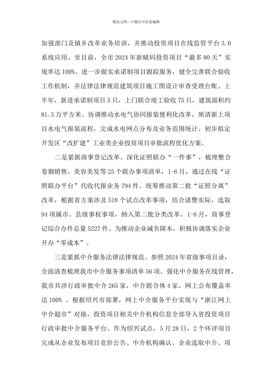 2024年市政务服务办工作总结_第3页