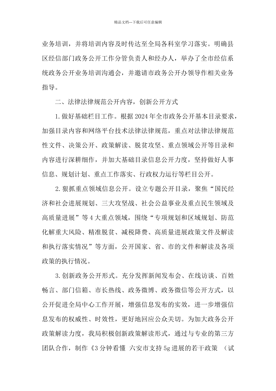 2024年市经信局政务公开总结_第2页