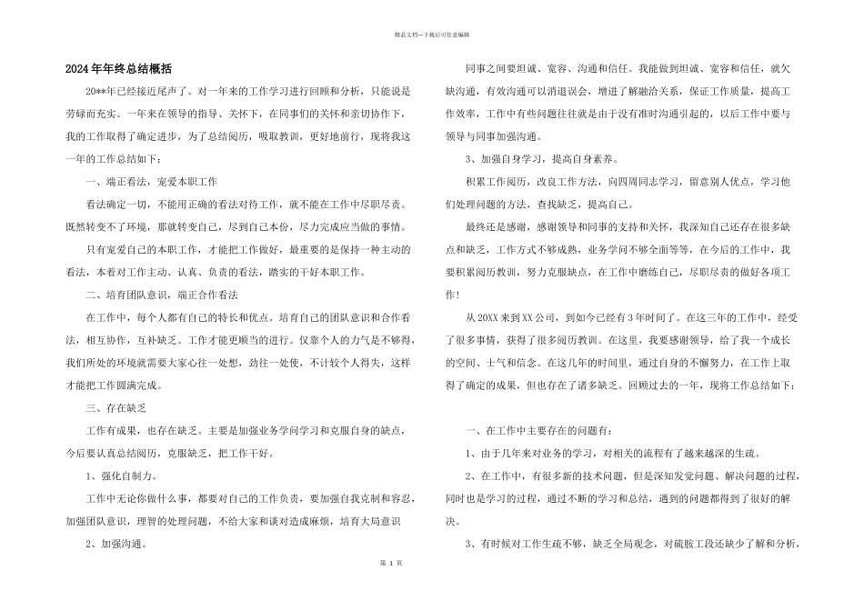 2024年年终总结概括_第1页